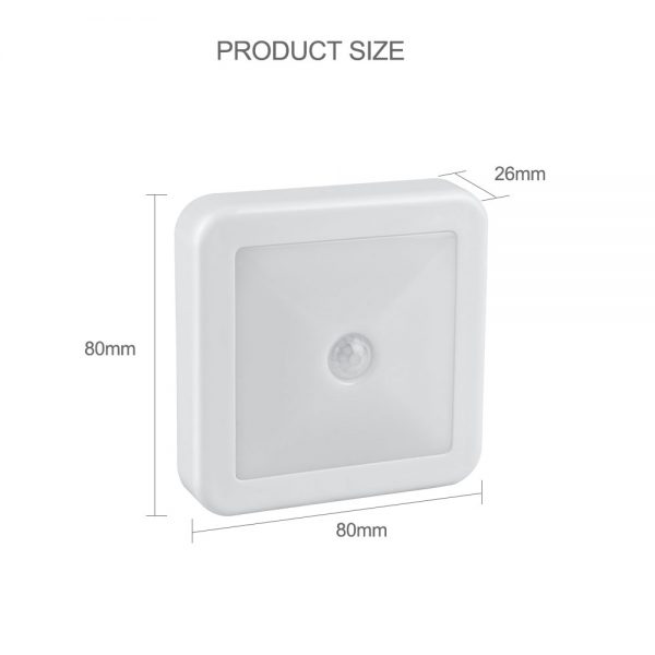 LED Night Lamp Battery Operated WC Bedside