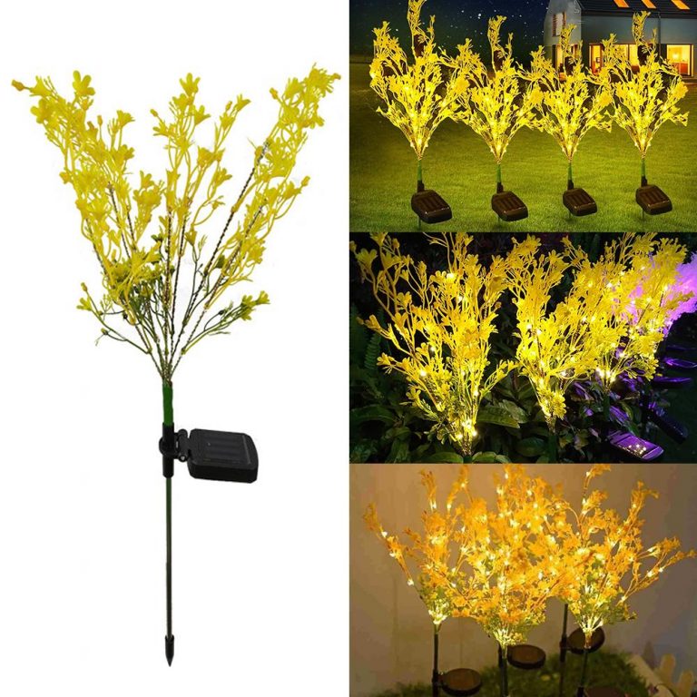 Flower Rape Blossoms Beautiful Solar Light