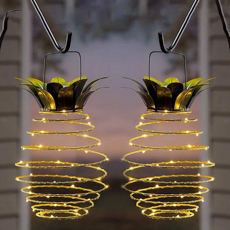 Pineapple Solar Lamp For Garden Yard Patio Lawn