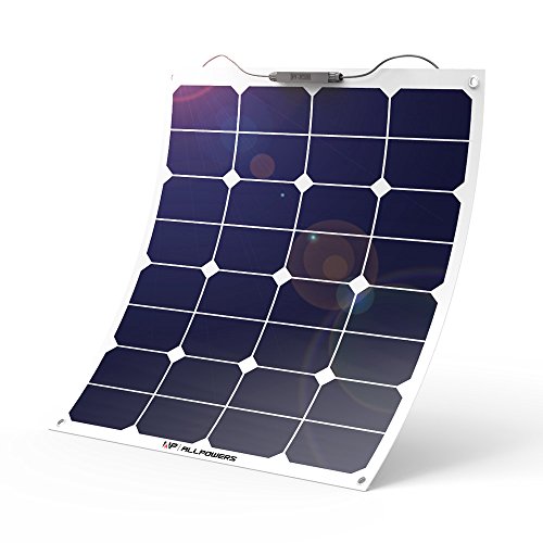 Solar Panel 18V 12V 50W Bendable Water/Shock/Dust Resistant