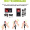 ALLPOWERS 1.5M DC5525 to Anderson Power Pole Extension Cable for Solar Panels - High-Quality, Versatile Connection for Solar Systems
