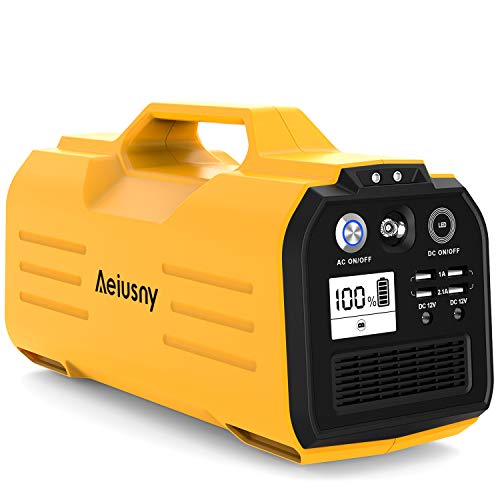 Solar Generator Power for Outdoor Camping Trip Fishing