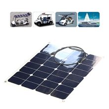 Solar Panel 18V 12V 50W Bendable Water/Shock/Dust Resistant