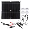 100W Portable Solar Panel Kit Outdoor Solar Emergency