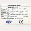 Solar Panel 18V 12V 50W Bendable Water/Shock/Dust Resistant