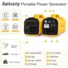 Solar Generator Power for Outdoor Camping Trip Fishing