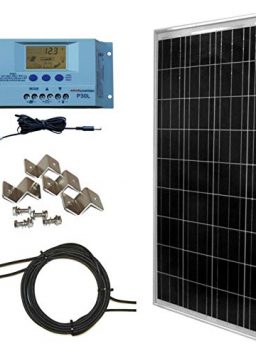 WindyNation 100 Watt Solar Panel Off-Grid RV Boat Kit