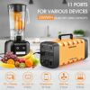 Stay Powered Anywhere – Aeiusny 500W 288Wh Portable Solar Generator for Camping & Emergencies