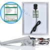 12V Waterproof Solar Battery Trickle Charger & Maintainer - 20 Watts Mono Solar Panel