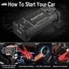 Revive Your Ride: 3000A Peak Portable Car Battery Jump Starter