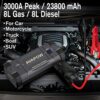 Revive Your Ride: 3000A Peak Portable Car Battery Jump Starter