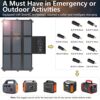 Foldable Waterproof Portable Solar Charger for Camping