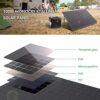 100W Solar Panels with Carry Suitcase and Aluminum Kickstands