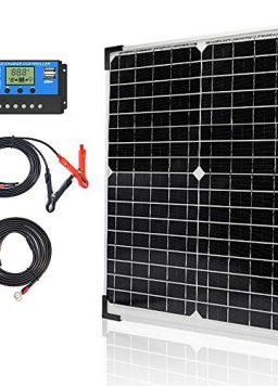 Apowery Solar Panel Kit 20W 12V Monocrystalline