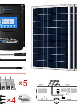 Panel Solar RV Kits with 40A MPPT LCD Charge Controller