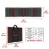 Portable Folding Solar Panel Battery Charging Camper RV Van