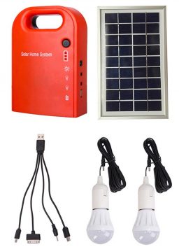 Portable Solar Powered LED Energy System Kit