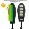 SolarMax 3000W Remote Control COB Solar Light - Powerful Outdoor Lighting with Motion Sensor