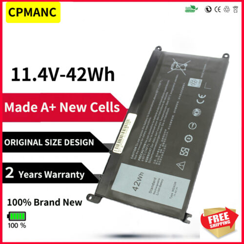 42WH Battery For DELL 15MF PRO-1508T For Inspiron 13 5000 5368 5378