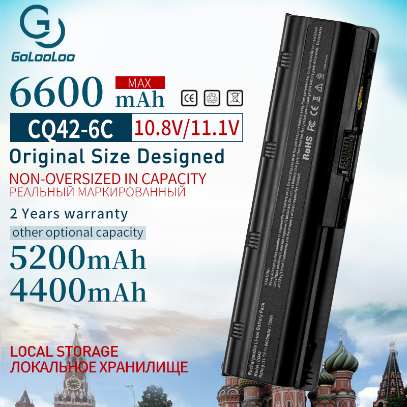 Laptop Battery for HP PAVILION 593553-001 CQ42 G62
