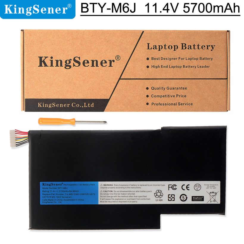 Laptop Battery For MSI GS63VR GS73VR 6RF-001US