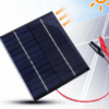 10W Portable Solar Panel for 12V battery charging, made from durable polysilicon epoxy, ideal for outdoor lighting and small pumps.