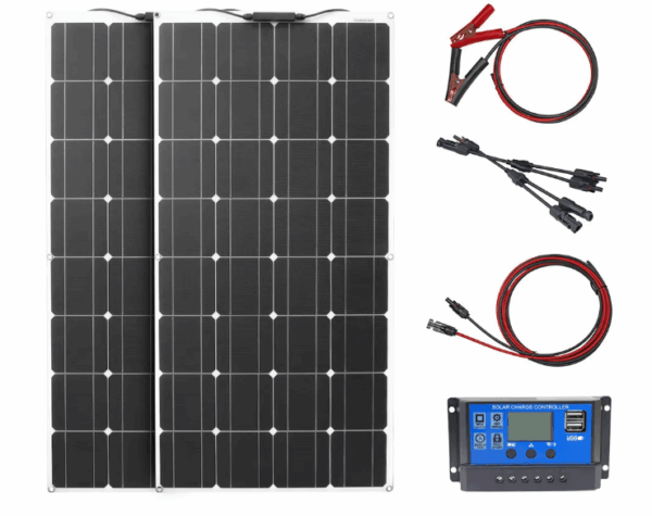 12V Flexible Solar Panel Kit – Ideal for RVs & Boats, 100W to 300W Power Solutions