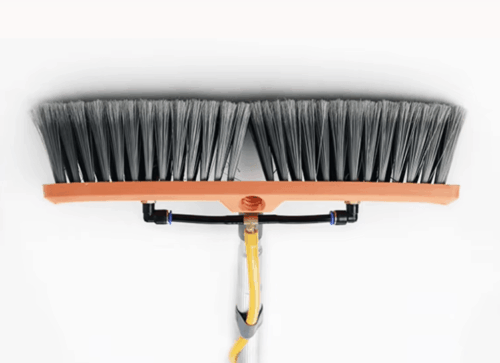 12m Photovoltaic Panel Cleaning Tool designed for effective cleaning of solar panels with dual water supply options and a lightweight telescoping pole.