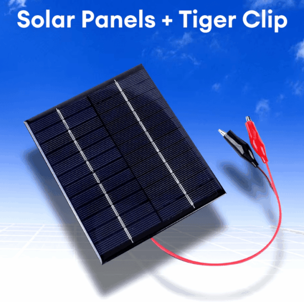 10W Portable Solar Panel for 12V Battery Charging – High-Efficiency, Eco-Friendly Solution for Outdoor Lighting and Pumps