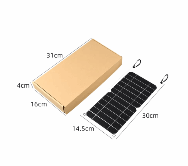 30W Portable Solar Panel: Efficient Charging & Waterproof Design for Outdoor Adventures