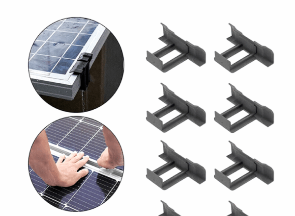 Effortless Water Discharge Clips for Solar Panel Maintenance