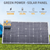 High-Efficiency 3000W/6000W Solar Panel – Rigid & Waterproof Power Bank for Home and Camping