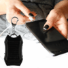 Portable Solar Keychain Charger with 1200mAh Battery – Perfect for Emergency Phone Charging on the Go